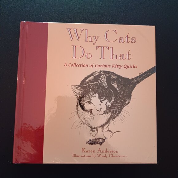 Why Cats Do That by Karen Anderson hard cover book NEW IN WRAP - Picture 1 of 4